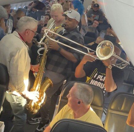 Dave Koz and his band were in flight delay hell. So they picked up their instruments