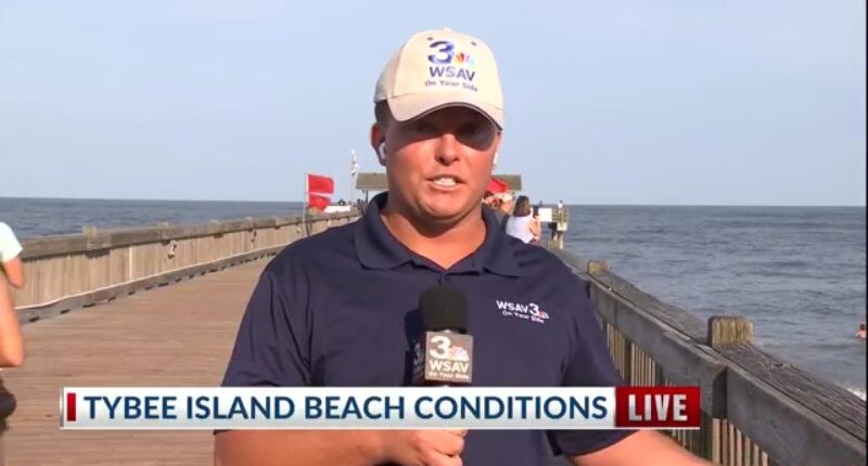 Distant Hurricane Erin causes issues on our local beaches