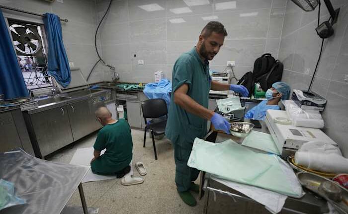 Doctors in Gaza say patients' protruding ribs and bony limbs offer evidence of malnutrition