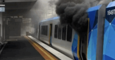 A fire on a Melbourne train caused by an e-bike earlier this year