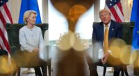 E.U. announces 6-month pause on retaliatory tariffs as Trump says he'll raise duties on India