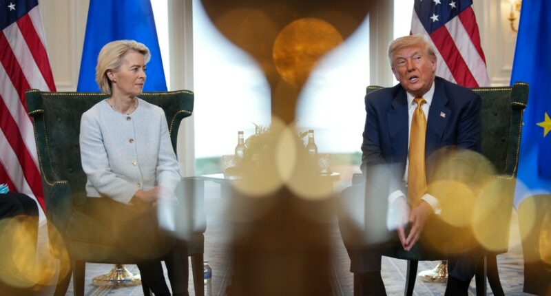 E.U. announces 6-month pause on retaliatory tariffs as Trump says he'll raise duties on India