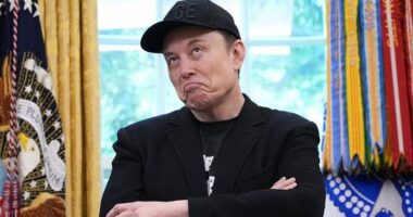 WASHINGTON, DC - MAY 30: Tesla CEO Elon Musk speaks alongside U.S. President Donald Trump to reporters in the Oval Office of the White House on May 30, 2025 in Washington, DC. Musk, who served as an adviser to Trump and led the Department of Government Efficiency, announced he would leave his role in the Trump administration to refocus on his businesses.  (Photo by Kevin Dietsch/Getty Images)