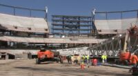 Exclusive look at Northwestern University's new Ryan Field facility, Wildcats football team playing at temporary site