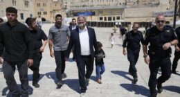Far-right Israeli minister sparks outrage by praying at Jerusalem's most sensitive holy site