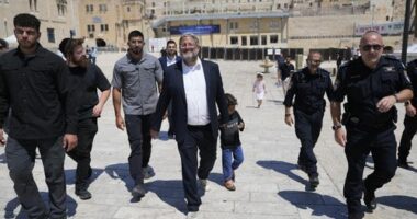 Far-right Israeli minister sparks outrage by praying at Jerusalem's most sensitive holy site