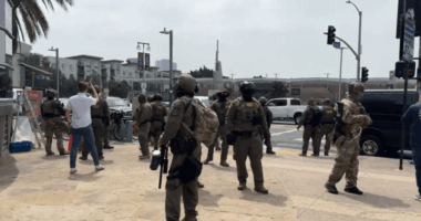 Feds at Newsom presser