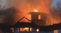 A multi-million dollar home on the outskirts of Sydney has been gutted by a fierce blaze months after another fire was started in suspicious circumstances.
