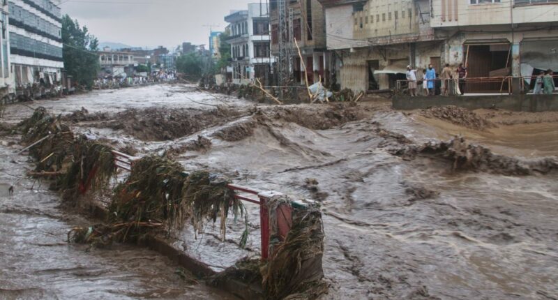 Flash floods in India, Pakistan leave hundreds dead