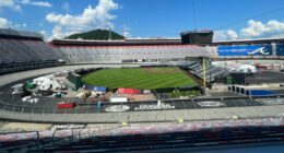 For one day only, MLB is turning a NASCAR track into a record-breaking stadium