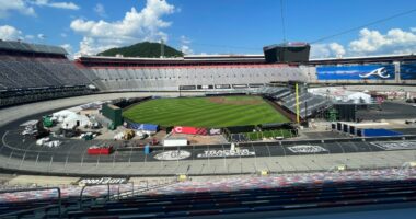 For one day only, MLB is turning a NASCAR track into a record-breaking stadium