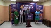 GA Senate Minority Leader joins local activists calling for action after series of nationwide natural disasters