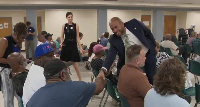 Ga. State Senator, gubernatorial candidate Jason Esteves visits Augusta