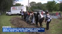 Gary, Indiana officials gather to celebrate groundbreaking for city's 1st large-scale gated community in decades