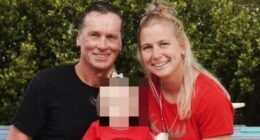 Groom John Barrett was injured in a mini bus crash in the Hunter Valley. Pictured with fiancee Michelle Murphy