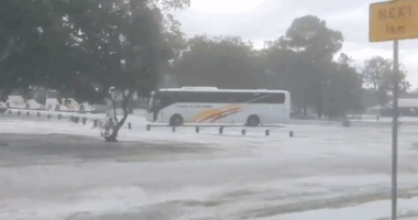Hail storms unleash snow-like conditions in Queensland
