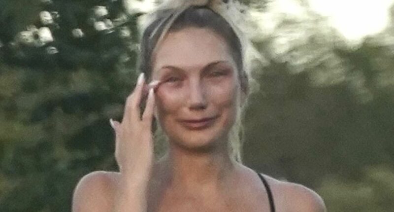 Hulk Hogan's estranged daughter Brooke breaks down in tears amid grief