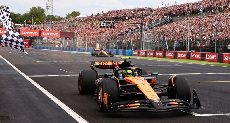 Hungarian Grand Prix: Lando Norris holds off teammate Oscar Piastri