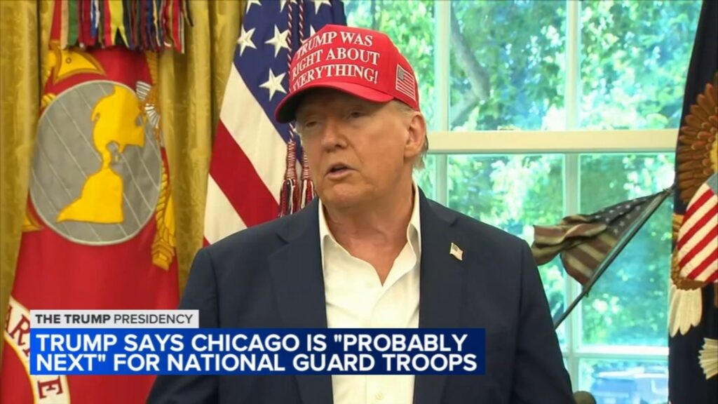 Illinois leaders condemn report President Donald Trump preparing to deploy federal troops to Chicago