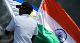 India and the Philippines stage joint sail and naval drill in the disputed South China Sea