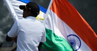 India and the Philippines stage joint sail and naval drill in the disputed South China Sea