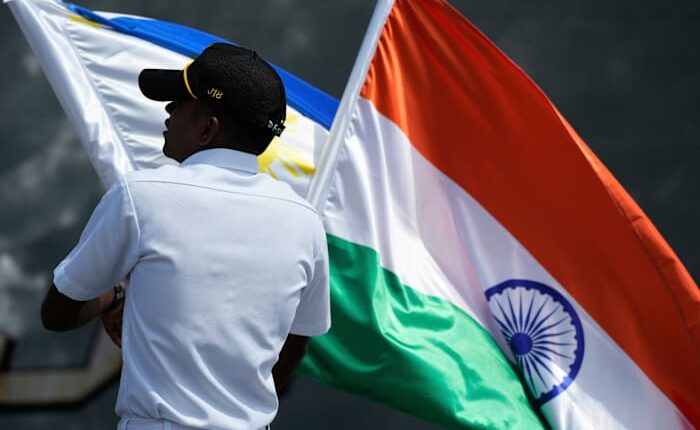 India and the Philippines stage joint sail and naval drill in the disputed South China Sea