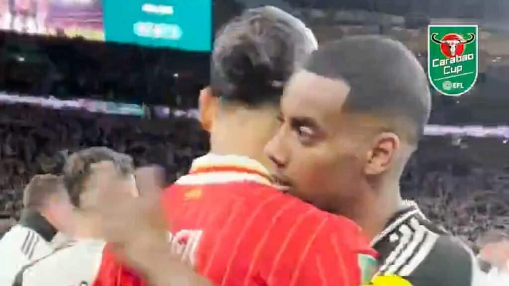 Is this when Alexander Isak's head turned for Liverpool? Newcastle fan claims wantaway striker 'showed no respect' after their Carabao Cup final win after a Virgil van Dijk exchange