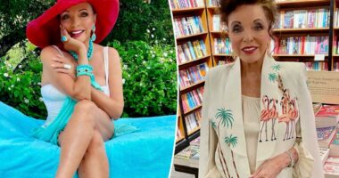 Joan Collins, 92, defies age in chic white swimsuit on vacation in the South of France: ‘Timeless beauty’