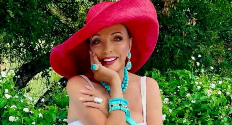 Joan Collins looks defies ageing in glamorous swimsuit pic on holiday