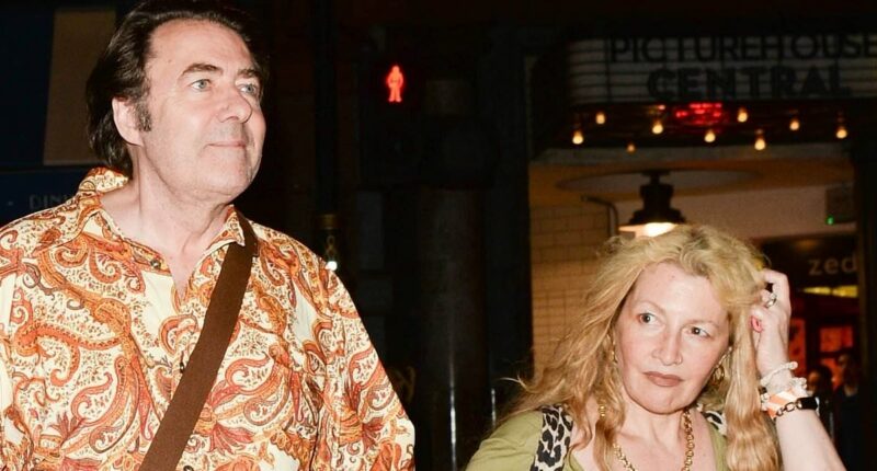 Jonathan Ross, 64, enjoys a rare night out with his wife Jane Goldman