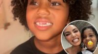 KIM KARDASHIAN'S KIDS FLASH BIG SMILES IN NEW PHOTOS CELEBRATING SAINT'S FIRST LOST TOOTH