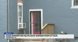 Kansas man saves woman after being attacked by intruder in her apartment