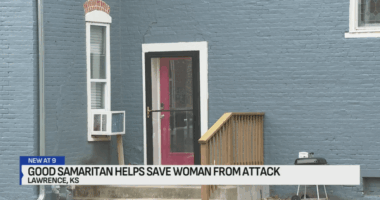 Kansas man saves woman after being attacked by intruder in her apartment