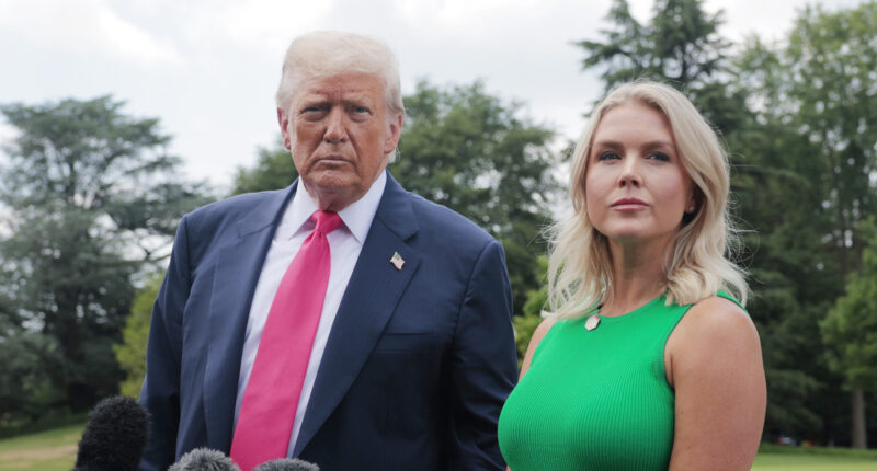 Karoline Leavitt & Trump Sharing A Golf Cart In Scotland Won't Help Affair Rumors