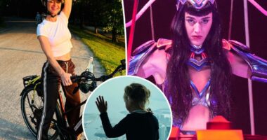 Katy Perry shares rare look at daughter Daisy, 4, in behind-the-scenes snaps from tour