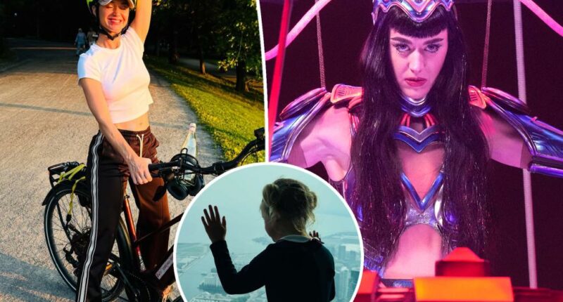 Katy Perry shares rare look at daughter Daisy, 4, in behind-the-scenes snaps from tour