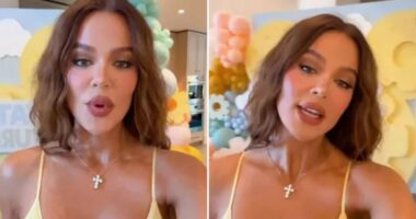 Khloe Kardashian accused of Photoshop fail as fans slam ‘horrifying’ effect