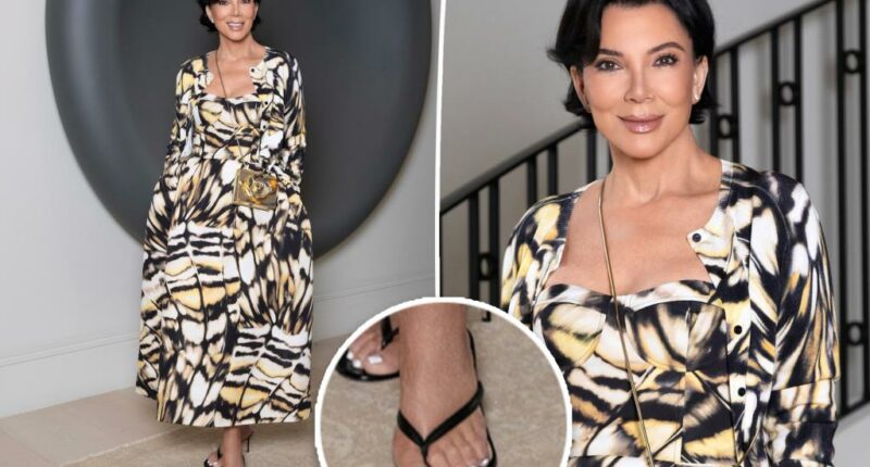 Kris Jenner called out for having ‘six toes’ — just like Kim and Kylie — in alleged Photoshop fail