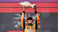 Lando Norris beats Oscar Piastri in tense finish to keep F1 championship fight alive