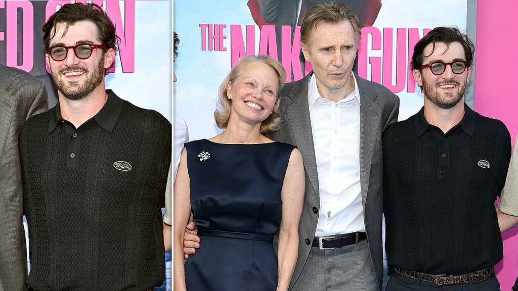 Liam Neeson's son Daniel reacts to his romance with Pamela Anderson
