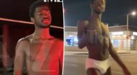 Lil Nas X allegedly punched cop in the face during bizarre near-naked outburst that led to arrest