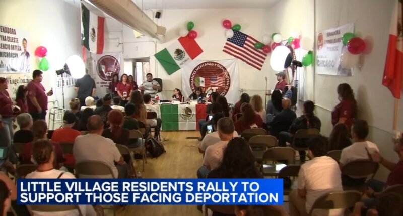 Little Village, Chicago community, senators from Mexico rally to support those facing deportation, address immigration raid fears