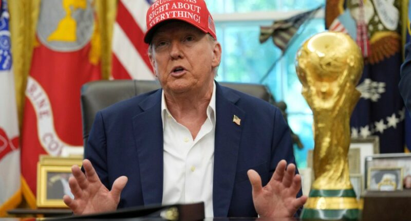 Live: Trump to hold Cabinet meeting amid trade, crime debates