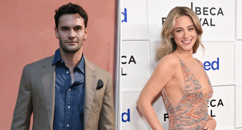 Love Hypothesis’ Tom Bateman Carries Costar Lili Reinhart With 1 Hand