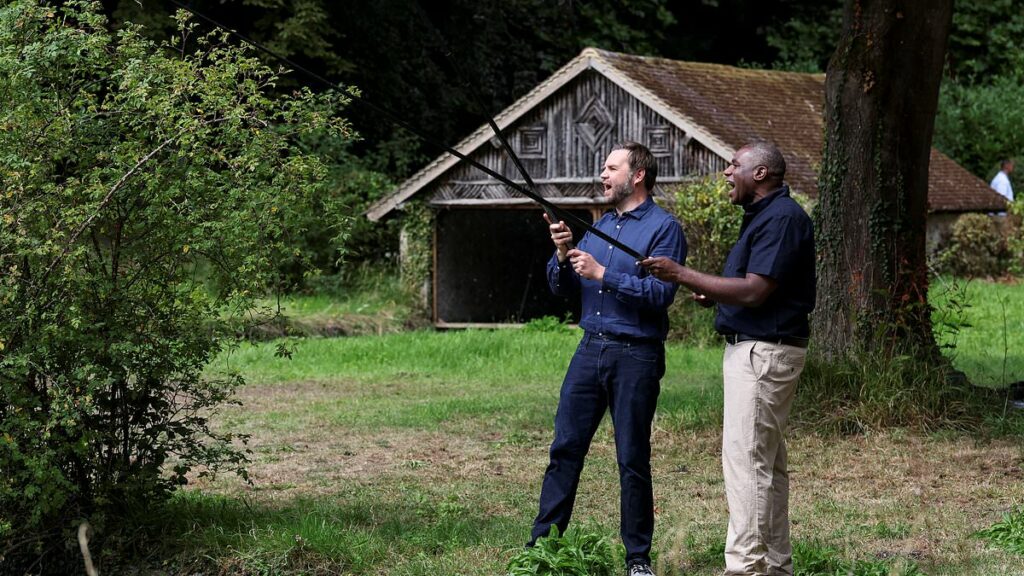 Make America Bait Again! JD Vance shows off his fishing skills as he meets David Lammy at Foreign Secretary's country retreat - amid tensions over UK vow to recognise Palestinian state