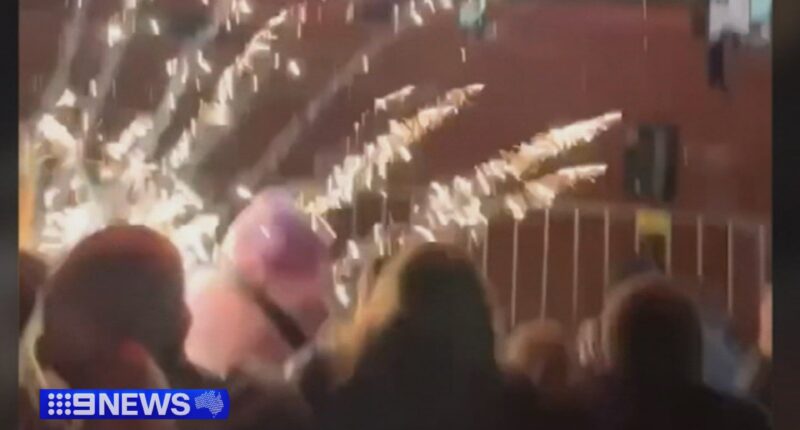 The mishap sent explosives rocketing into patrons at the Jimboomba Family Carnival.