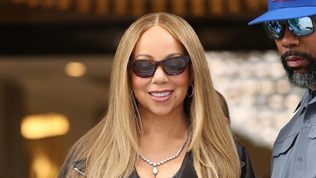 Mariah Carey puts on a leggy display ahead of her Brighton Pride show