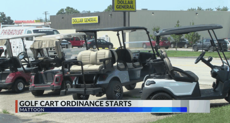 Mattoon golf cart ordinance starts, sparks mixed reactions