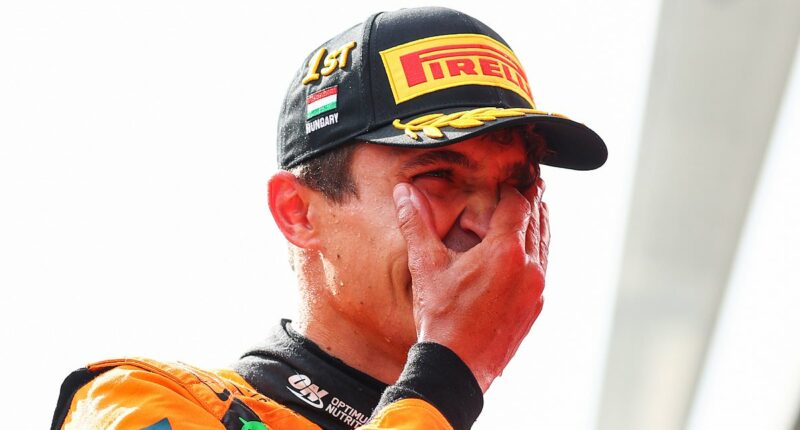 Meet the new Queen of the Formula One paddock: Lando Norris' stunning on-off actress girlfriend previously dated Premier League flop and is primed to become Geri Halliwell's heir on the grid after lighting up the Hungarian Grand Prix