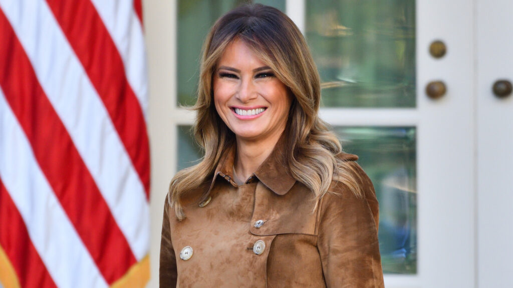 Melania Trump Looks Like A Different Person Sporting Her Natural Hair